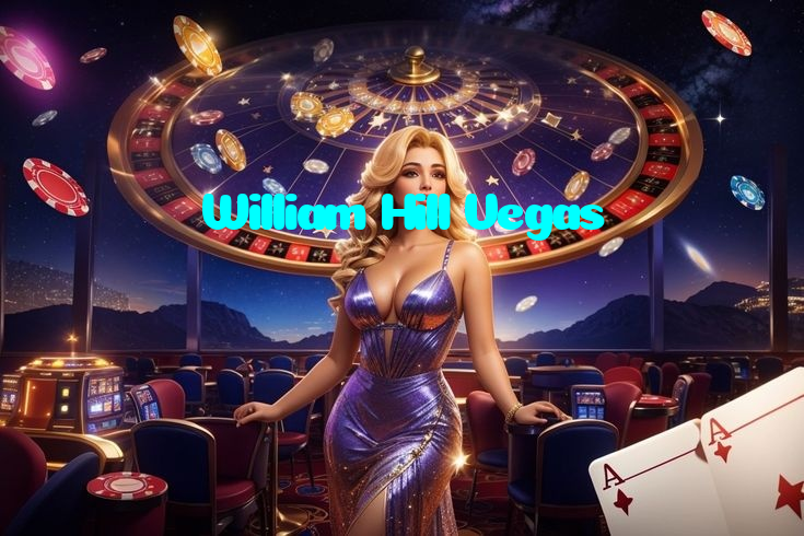 William Hill Vegas casino presented on mobile device in Pakistan with slots and live games